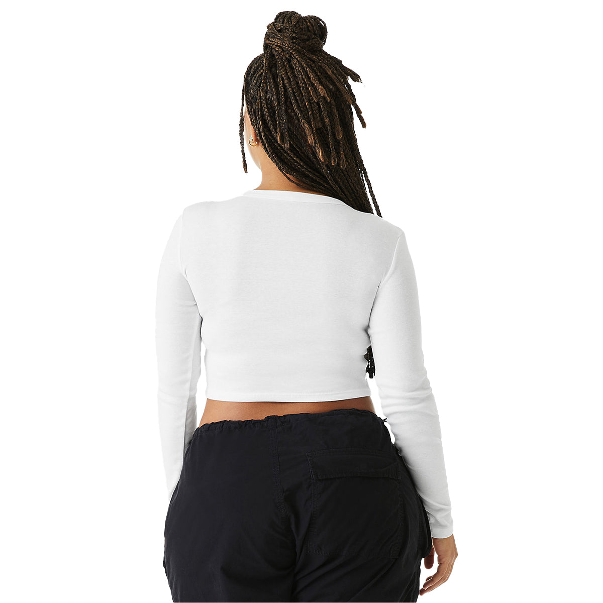 Women's Micro Rib Long Sleeve Baby Tee