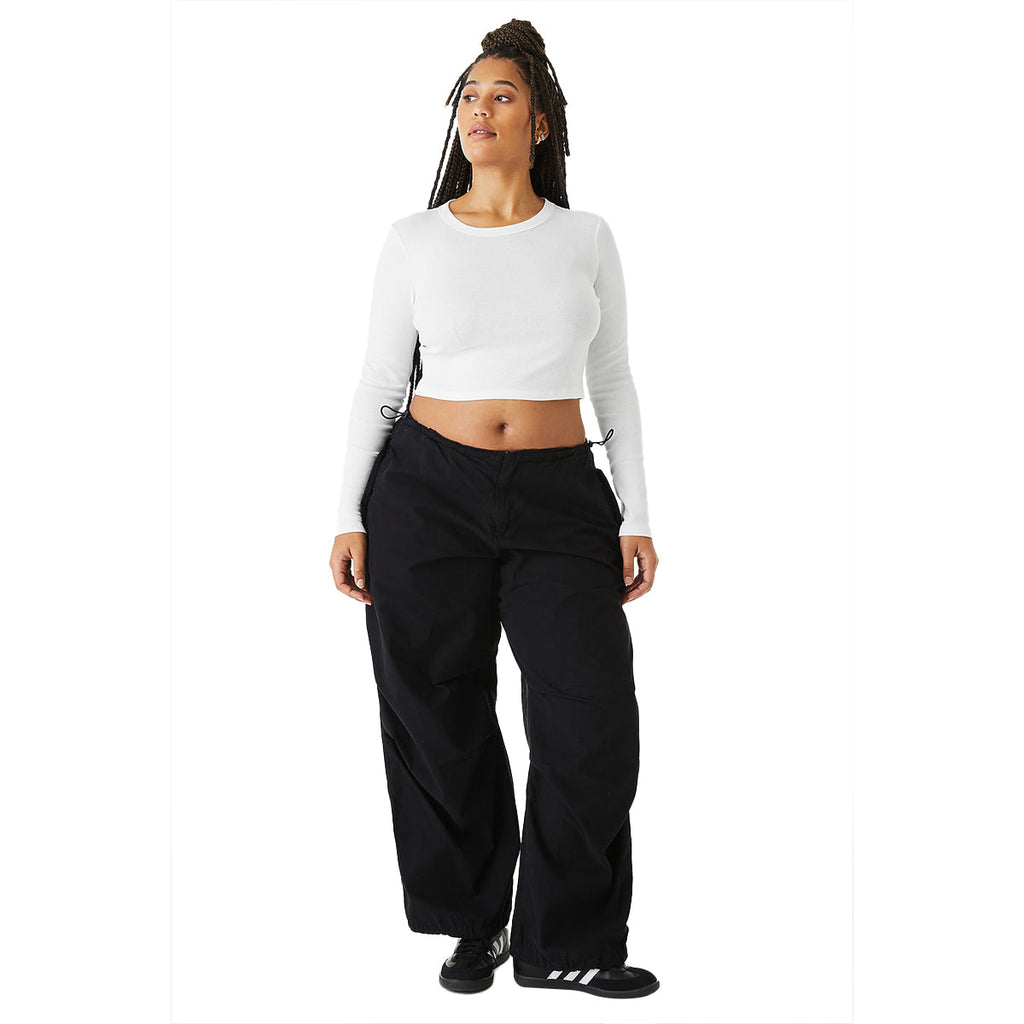 Women's Micro Rib Long Sleeve Baby Tee