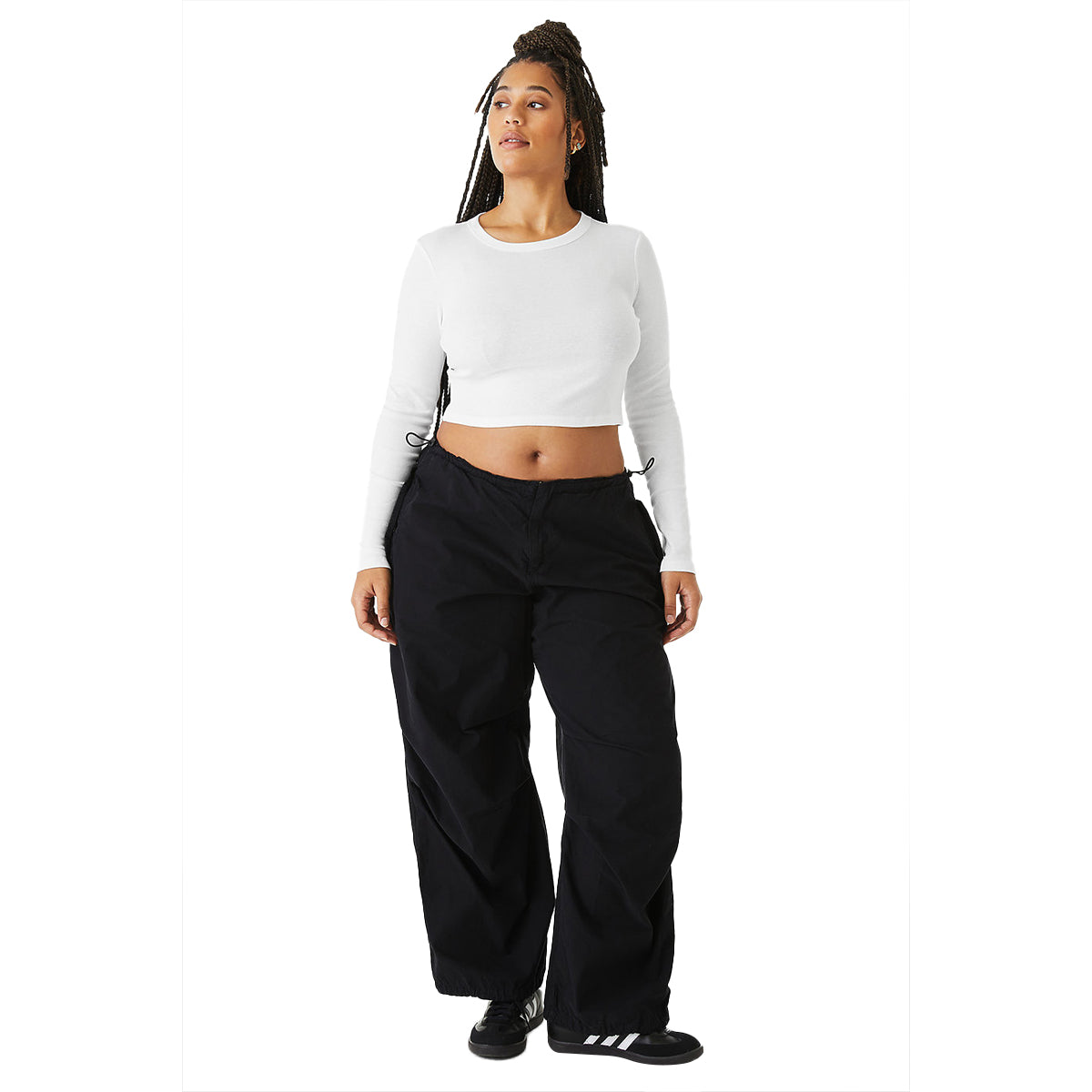 Women's Micro Rib Long Sleeve Baby Tee