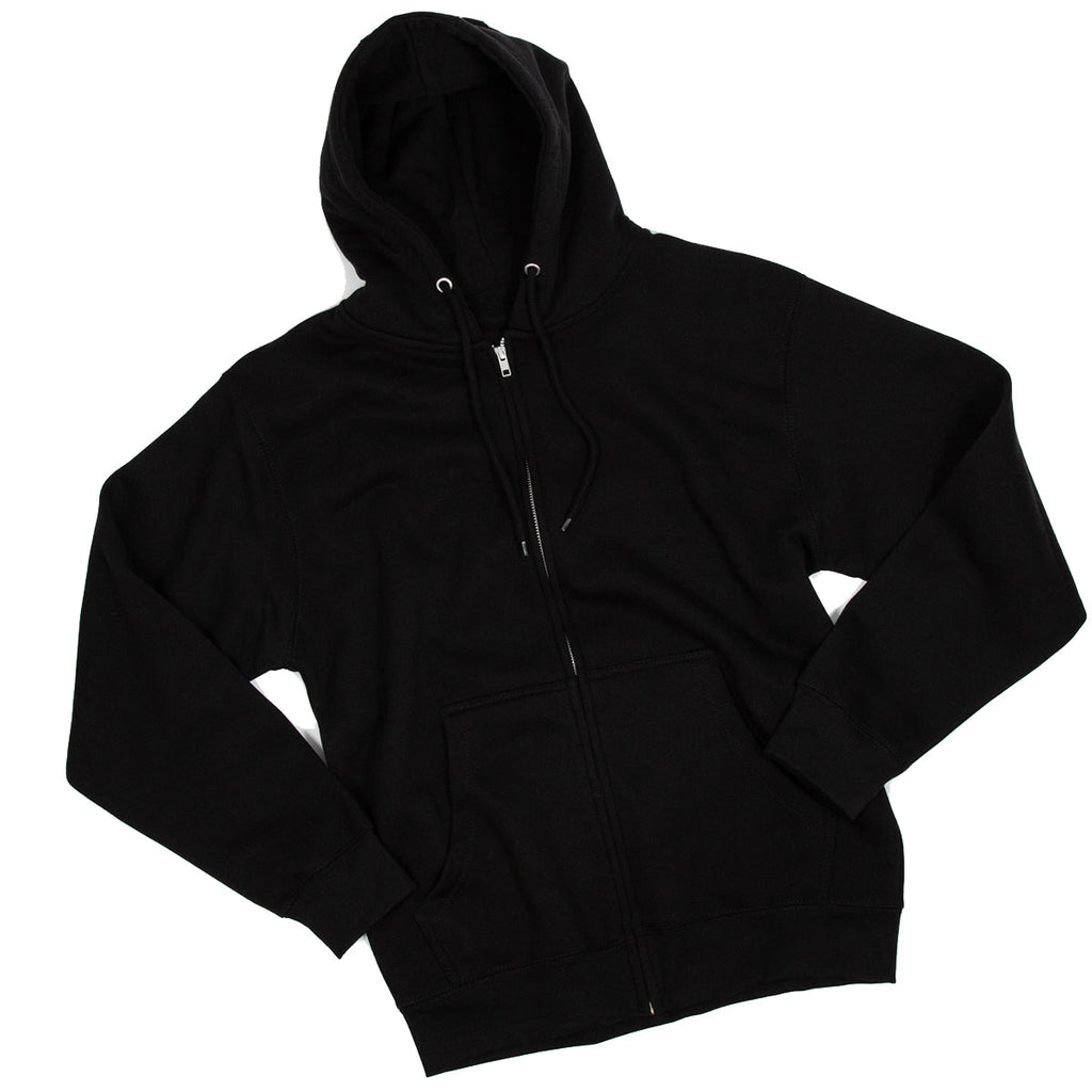 Black Full Zip Hoodie
